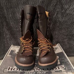 Men's Brown Leather Boots